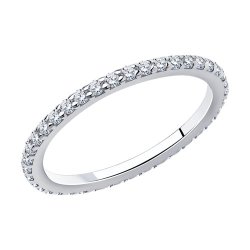 Кольцо из серебра с фианитами (Арт.94010609)