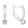 Серьги из белого золота с бриллиантами (Арт.52-220-00007-1)
