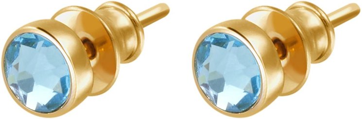 Серьги из серебра с кристаллом swarovski (Арт.bds-5-ss20-32-g)