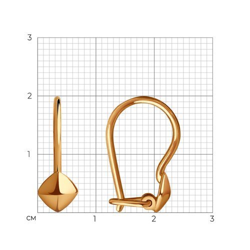 Серьги из золота (Арт.0200023)