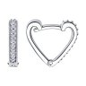 Серьги из серебра с фианитами (Арт.94024424)