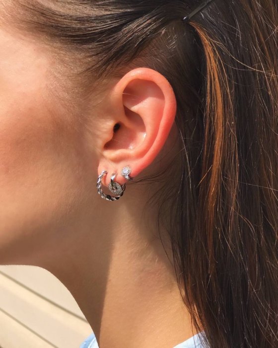 Моносерьга Серебряные крылья (Арт.02de6376-202_kubcirkonii)