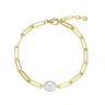 Браслет серебряный с жемчугом «Baroque Pearl» Fresh Jewelry (арт.PI-B0442-1-X-L-PN-X-X)