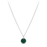 Ожерелье серебряное с малахитом «Крылья грёз» My-jewels (арт.2511)