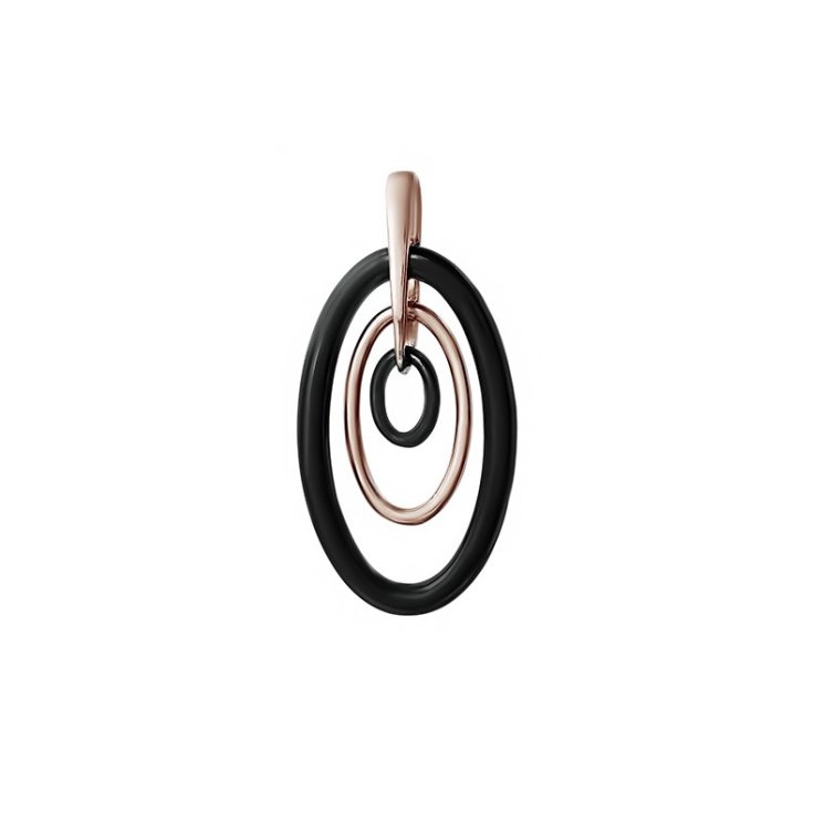 Кулон из серебра с керамикой (Арт.tc-p00045-b-g-x-x-x)
