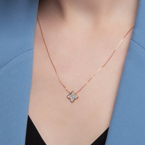 Колье из золота с фианитами (Арт.070587)