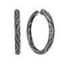 Серьги из золота с бриллиантом (Арт.kr5077m-wd-rbk_sr_blk)