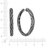 Серьги из золота с бриллиантом (Арт.kr5077m-wd-rbk_sr_blk)