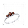 Кольцо из серебра с гранатами (Арт.92014424)