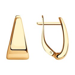 Серьги из золоченого серебра (Арт.93-120-00617-1)