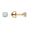 Серьги из золота с фианитами (Арт.51-122-01366-3)