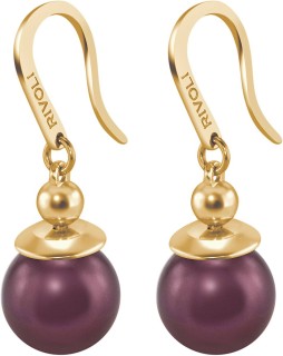 Серьги с жемчугом «Beautiful 18G» из серебра, Rivoli (арт.AAS-1-B-12-18-G)