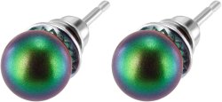 Серьги из серебра с жемчугом (Арт.aas-13-8-25-s)