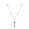 Колье из серебра с фианитами (Арт.94071003)