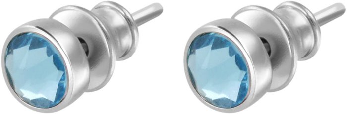 Серьги из серебра с куб. цирконием (Арт.bds-5-ss20-32-s)