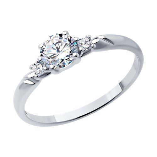 Кольцо из серебра с фианитами (Арт.94013819)