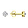 Серьги из комбинированного золота с бриллиантами (Арт.53-222-02061-1)