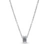 Ожерелье серебряное с кубическим цирконием «Крылья света» Myjewels (арт.0512)