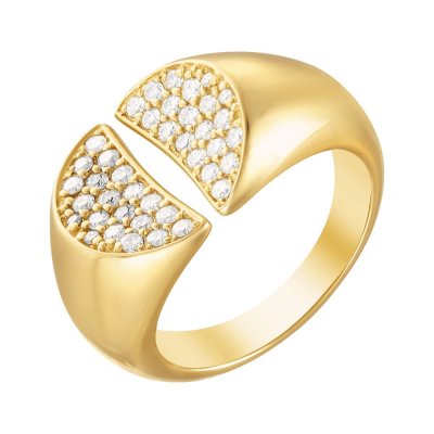 Кольцо из золота с бриллиантом (Арт.13000104_ygdw_ko_yg)