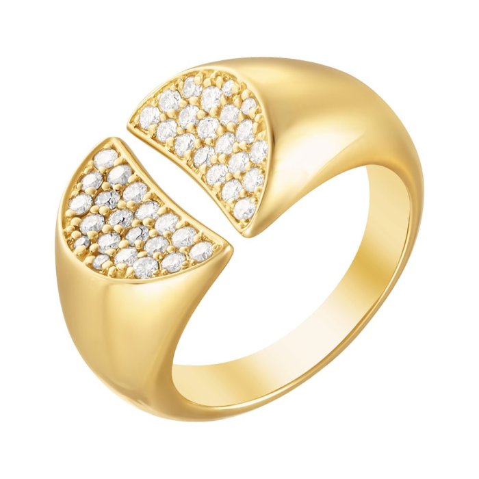 Кольцо из золота с бриллиантом (Арт.13000104_ygdw_ko_yg)