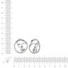 Серьги из золота с бриллиантом и жемчугом (Арт.409215_bwp_blk)