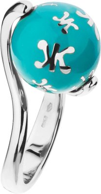 Кольцо из белого золота с эмалью (Арт.a8157m1lsht)