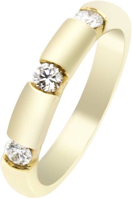 Кольцо из золота с бриллиантом (Арт.d31doj02)
