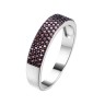 Кольцо серебряное с фианитами «Brown Shine» Fresh Jewelry (арт.SL-R01641-X-WB-X-X-BR)