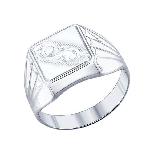 Печатка из серебра с гравировкой «Знак Рака» SOKOLOV (арт.94011508)