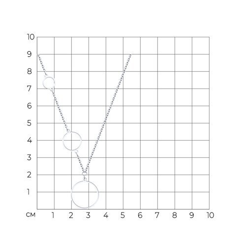 Колье из серебра (Арт.94-170-01426-1)