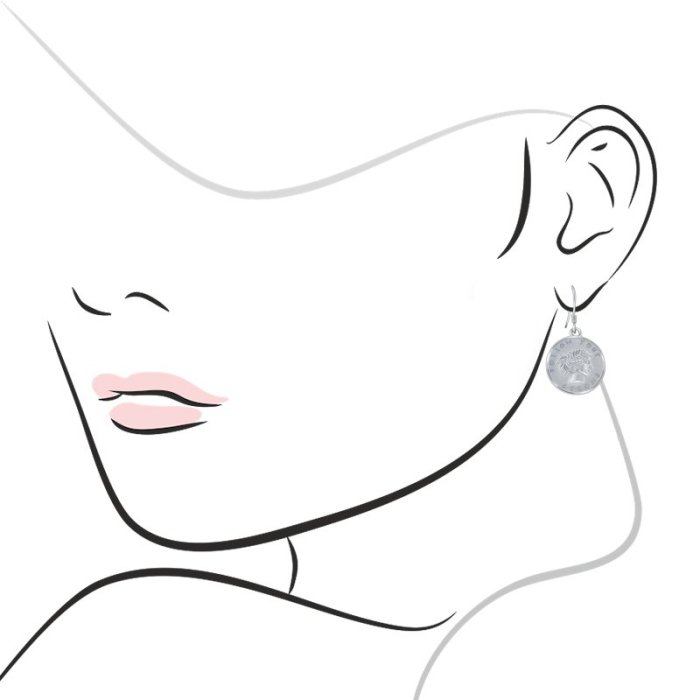 Серьги Серебряные крылья (Арт.22ozsn250a-206_)