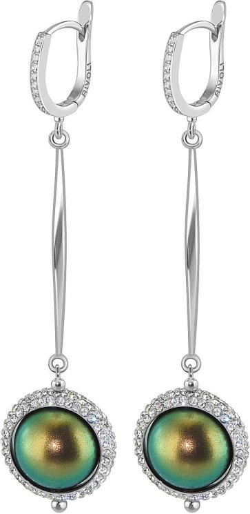 Серьги из серебра с жемчугом (Арт.ads-1-swk1-26-s)