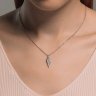 Колье из серебра с фианитами (Арт.94071006)