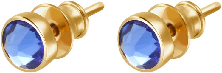 Серьги из серебра с кристаллом swarovski (Арт.bds-5-ss20-34-g)
