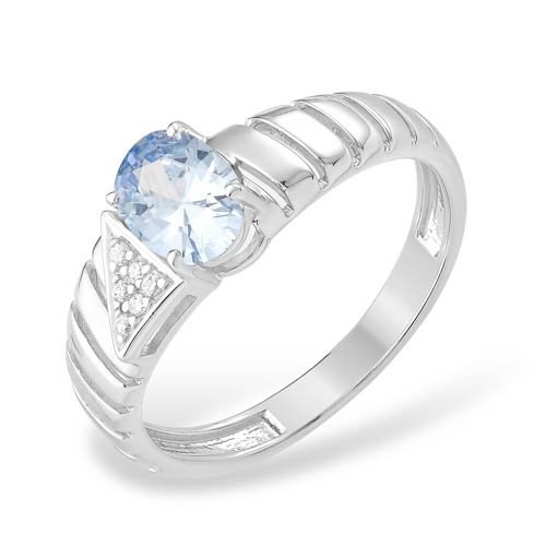Серебряное кольцо с фианитом Efremov 1010018787-502