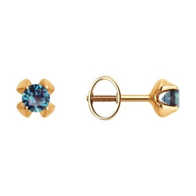 Серьги золотые пробы 585 (Арт.728812)