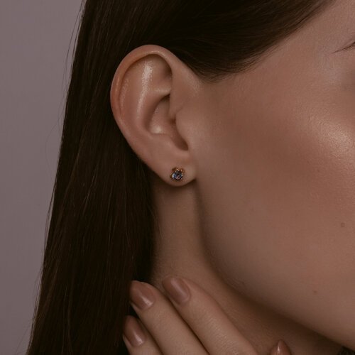 Серьги золотые пробы 585 (Арт.728812)