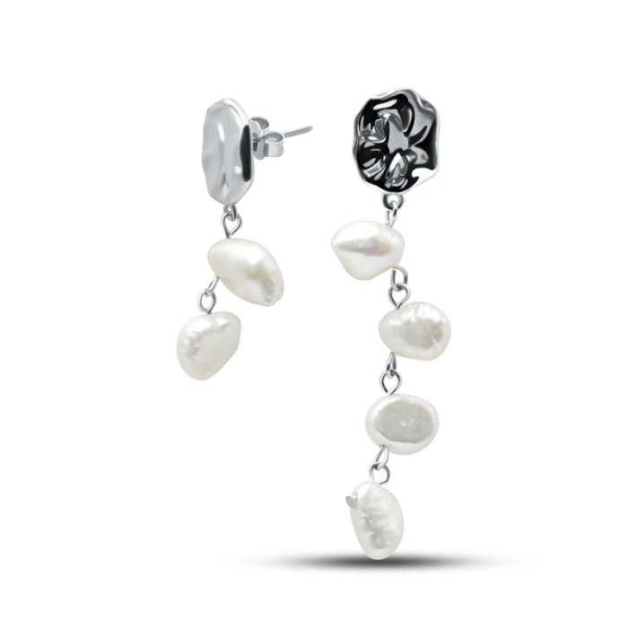 Серьги Серебряные крылья (Арт.0221114167a_zhemchugbarokkokult)