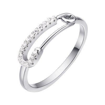 Кольцо из серебра с фианитом (Арт.cz-r01951-x-w-x-x-w)