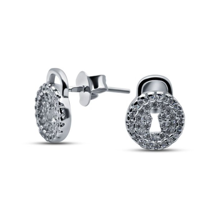 Серьги Серебряные крылья (Арт.02de638a-202_kubcirkonii)