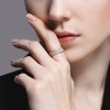Кольцо из золота с бриллиантами «Сияние линий» Соколов (арт.1012079)