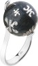 Кольцо белое золото с бриллиантами и эмалью «World Sphere» Korloff (арт.A8158L12)
