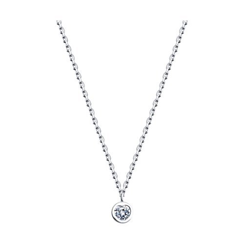 Колье из серебра с фианитом (Арт.94070053)