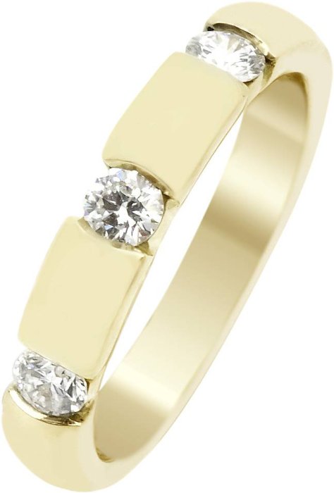 Кольцо из золота с бриллиантом (Арт.d31doj03)