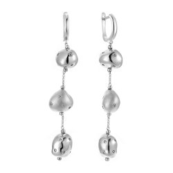 Серьги из серебра с куб. цирконием (Арт.rb-e00326-x-w-x-x-w)