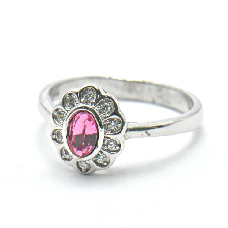 Кольцо Серебряные крылья (Арт.21set9511o-113-11_kristallswarovski_kubcirkonii)