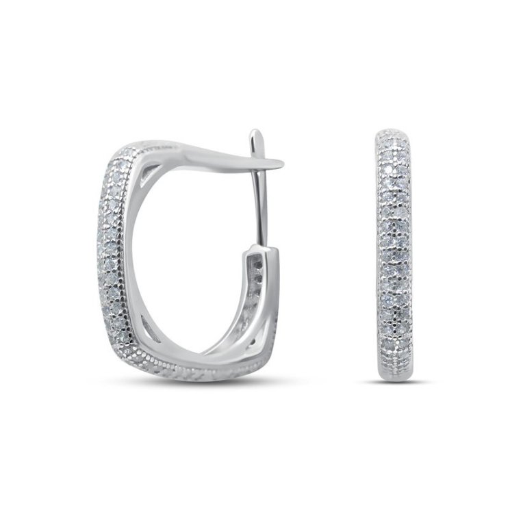 Серьги Серебряные крылья (Арт.2211321748a_kubcirkonii)