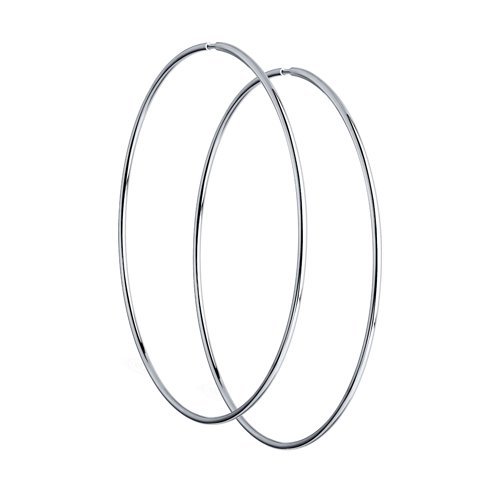 Серьги конго из серебра (Арт.94140050)