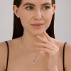Колье из серебра с фианитами «Вечный круг» SOKOLOV (арт.94-170-02266-1)