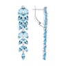 Серьги из серебра с топазами (Арт.94-321-02172-3)